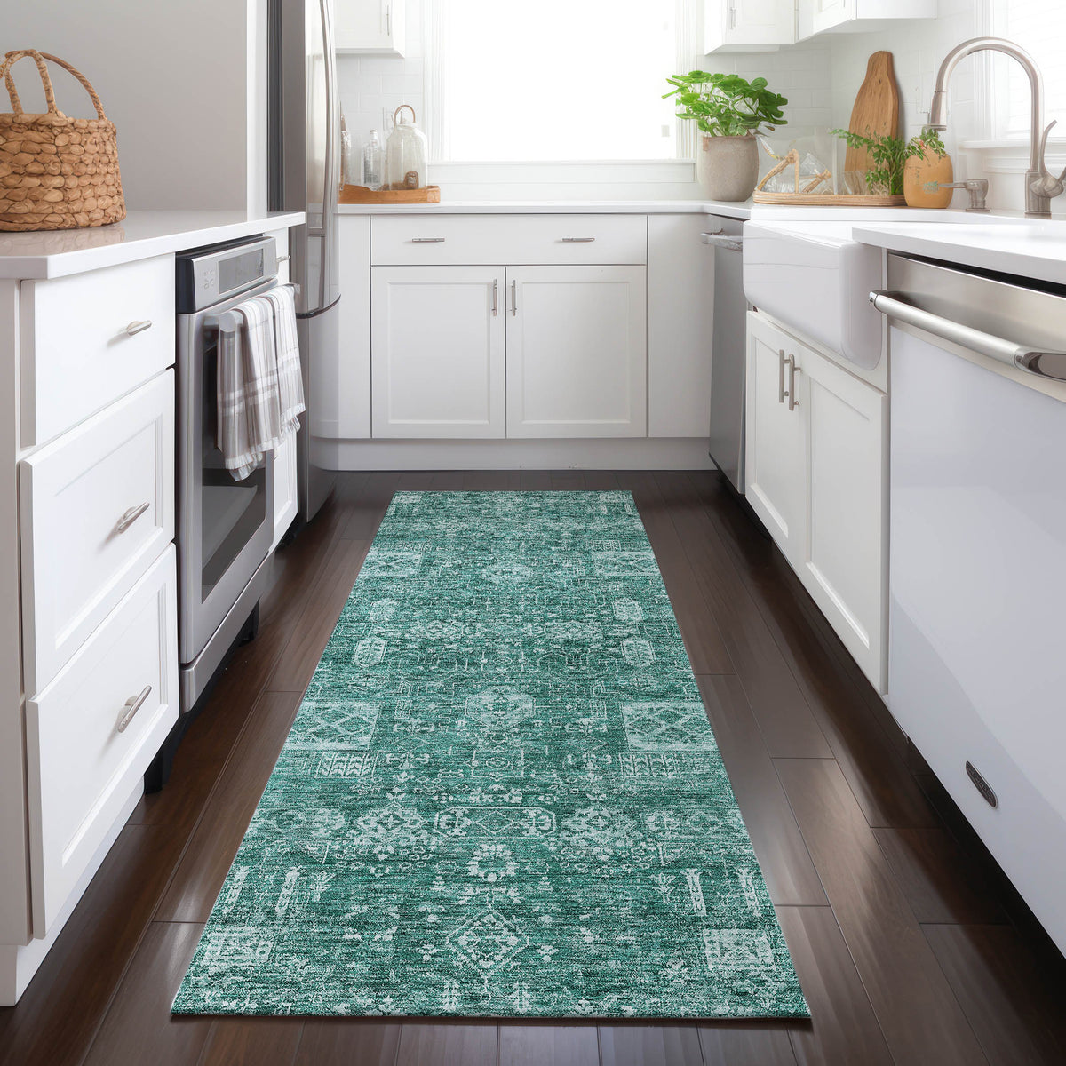 addison chantille acn637 teal rug