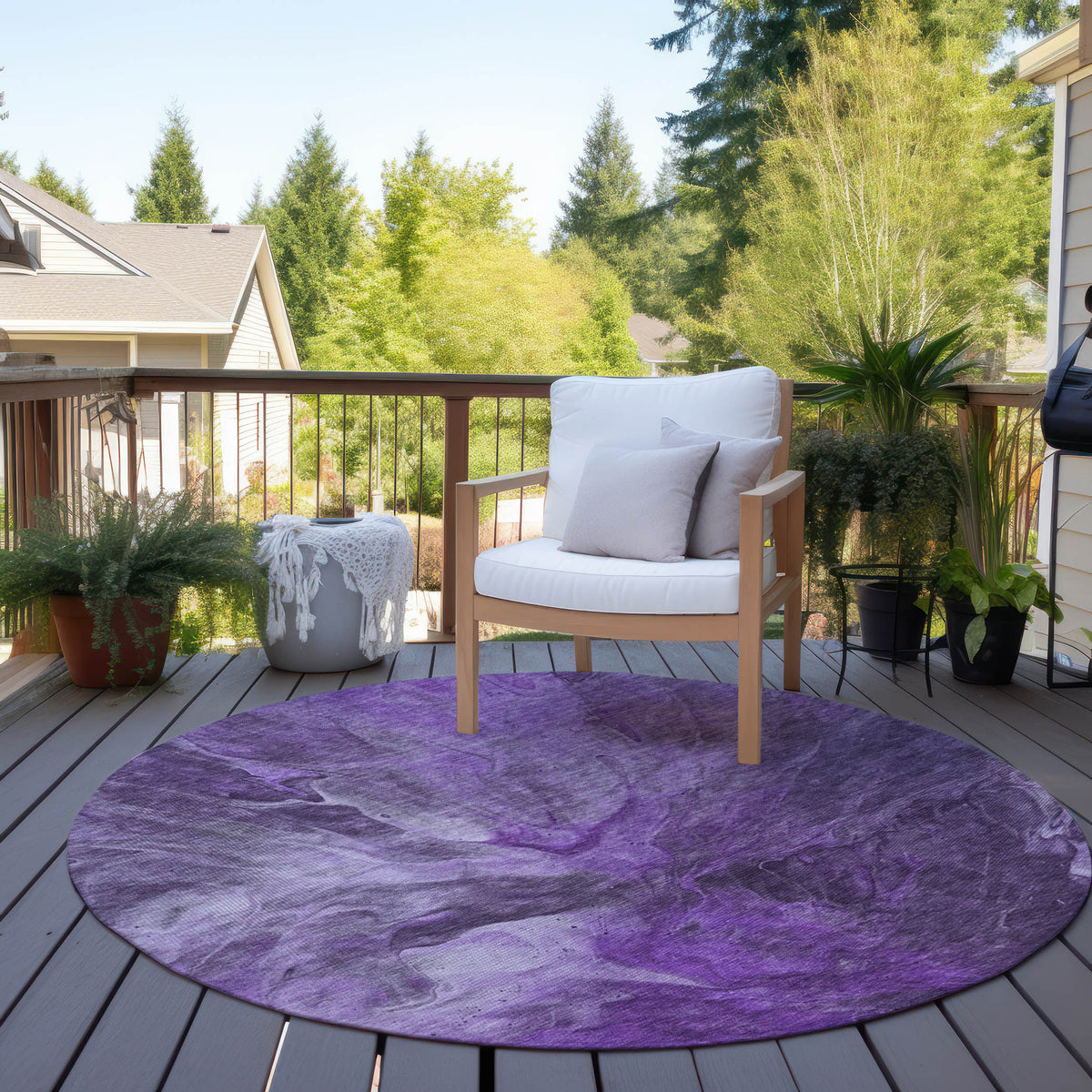Addison Chantille ACN641 Purple Rug