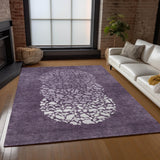 Addison Chantille ACN643 Eggplant Rug