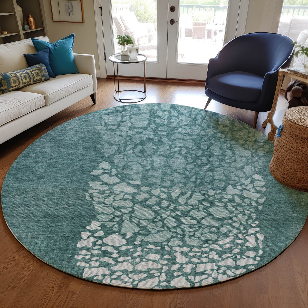 addison chantille acn643 teal rug