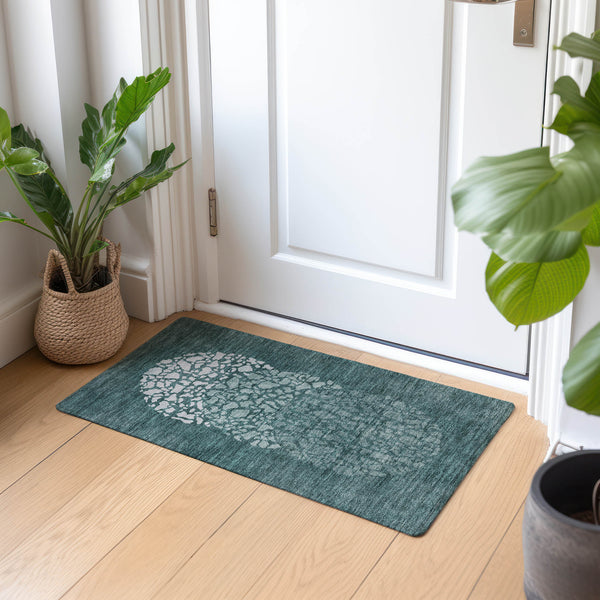 addison chantille acn643 teal rug