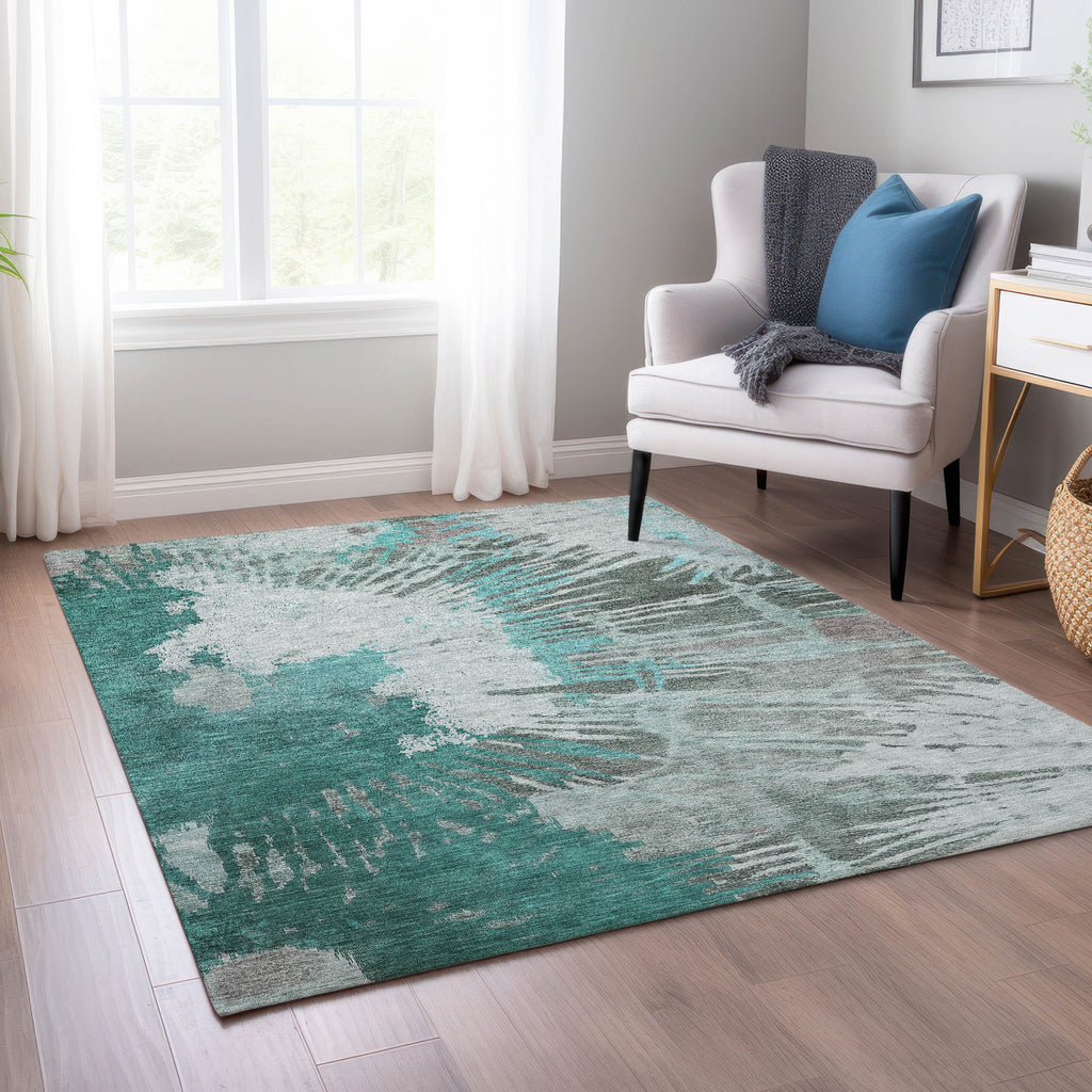 addison chantille acn645 teal rug