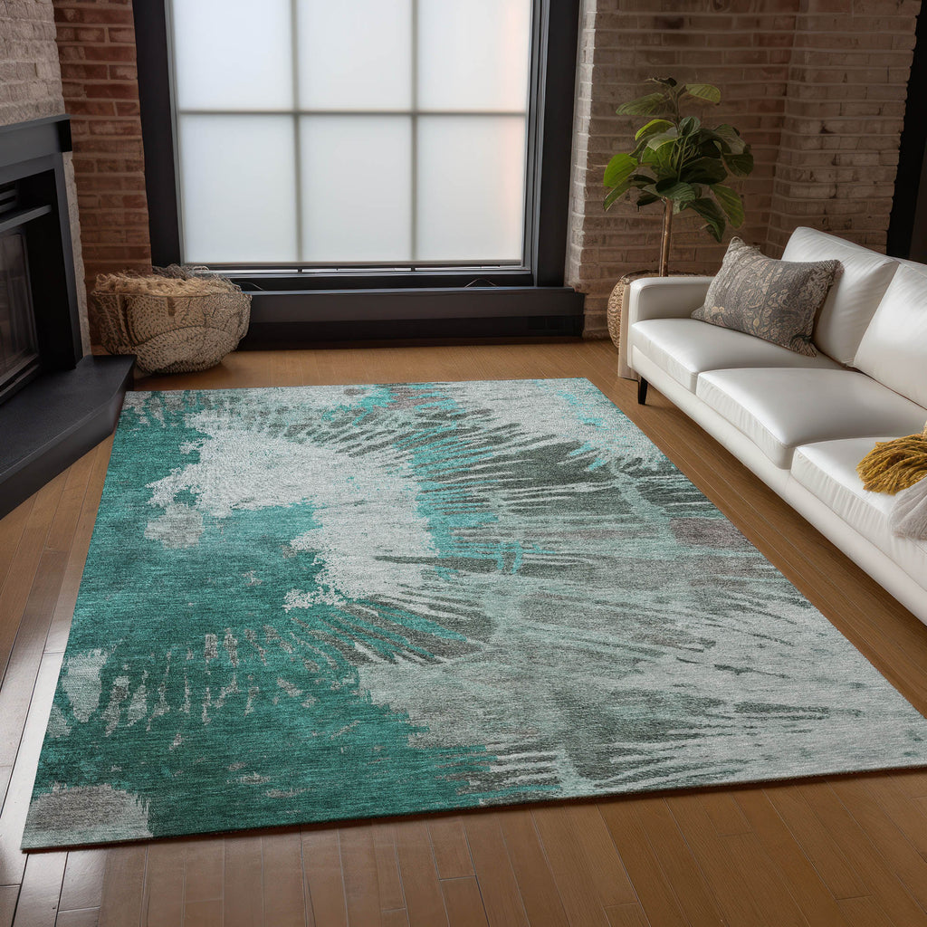 addison chantille acn645 teal rug