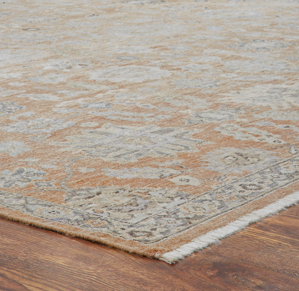 rugs done right amesbury am91 soft terracotta rug