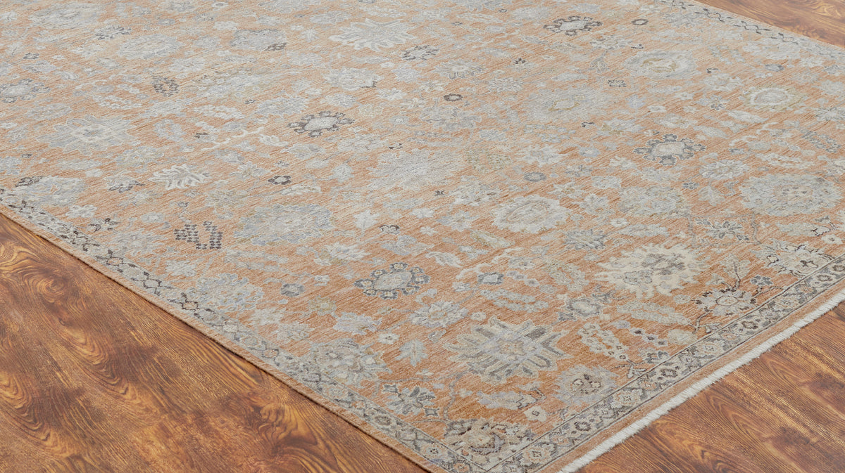 rugs done right amesbury am91 soft terracotta rug