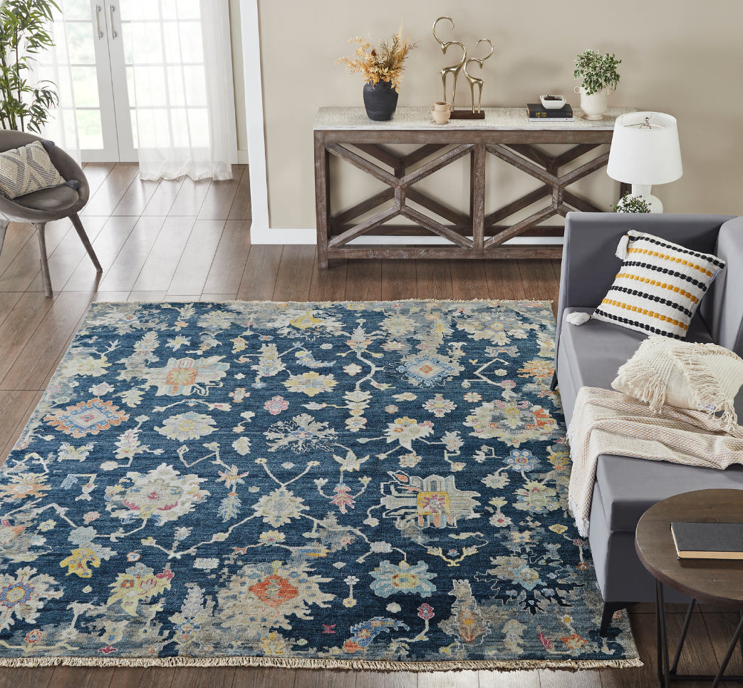 rugs done right ayer ay29 vintage navy rug