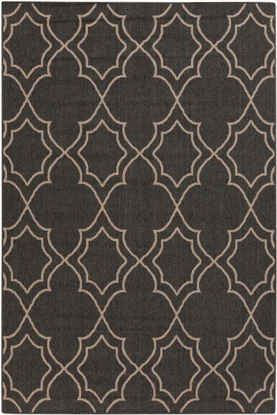 Two Tone Surya Rug Co. Alfresco Black Rug | Two Tone Rugs | Rugs Done Right 