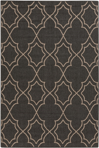 Two Tone Surya Rug Co. Alfresco Black Rug | Two Tone Rugs | Rugs Done Right 
