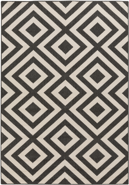 Surya Alfresco Balck Rug | Outdoor Rugs | Rugs Done Right