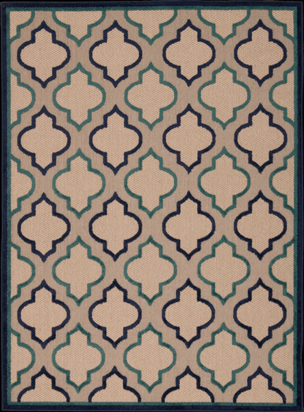 Nourison Clearance Aloha ALH06 Navy Rug