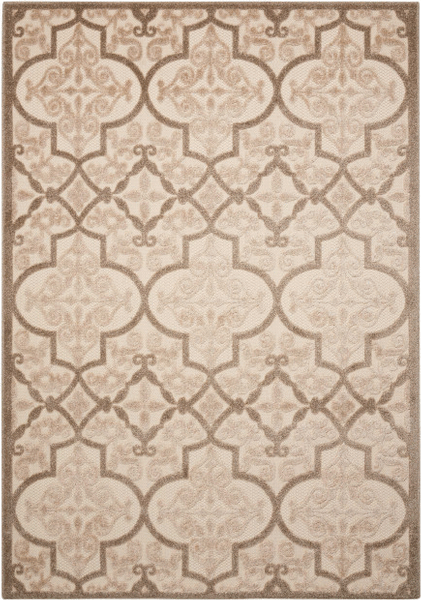 Nourison Clearance Aloha ALH14 Cream Rug