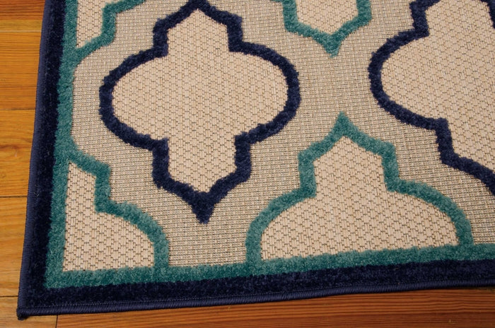 Nourison Clearance Aloha ALH06 Navy Rug