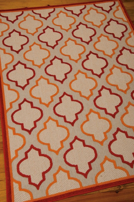 Nourison Clearance Aloha ALH06 Red Rug