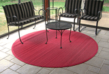 Anji Mountain Bamboo Rug, Co. Villager AMB0011 Crimson Rug