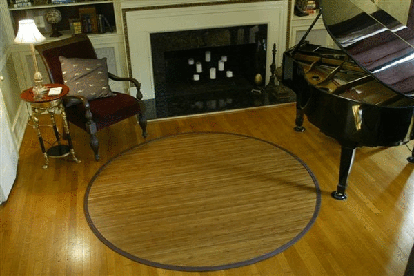 Anji Mountain Bamboo Rug, Co. Contemporary Chocolate AMB0031  Rug