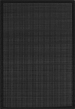Anji Mountain Bamboo Rug, Co. Sahara Black AMB0061 Black Rug