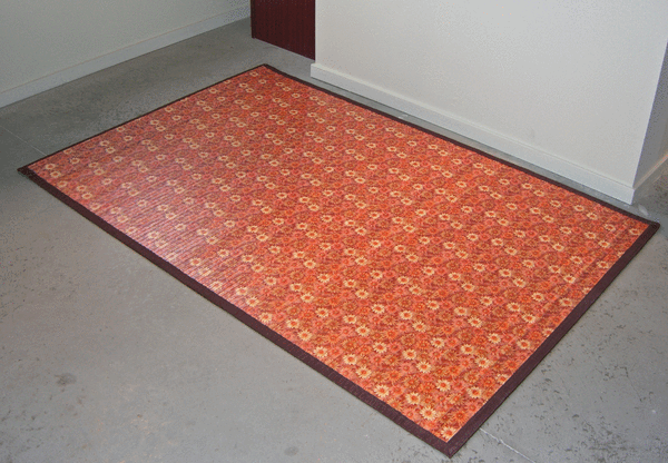 Anji Mountain Bamboo Rug, Co. Daisies AMB0082 Natural Rug