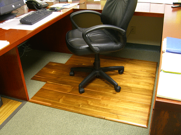 Anji Mountain Bamboo Rug, Co. Bamboo Desk Chair Mat AMB0500-1000 Asian Pacific Rug