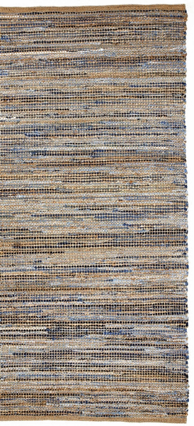 Anji Mountain Bamboo Rug, Co. Bell Bottom Blues AMB1032 Denim Rug