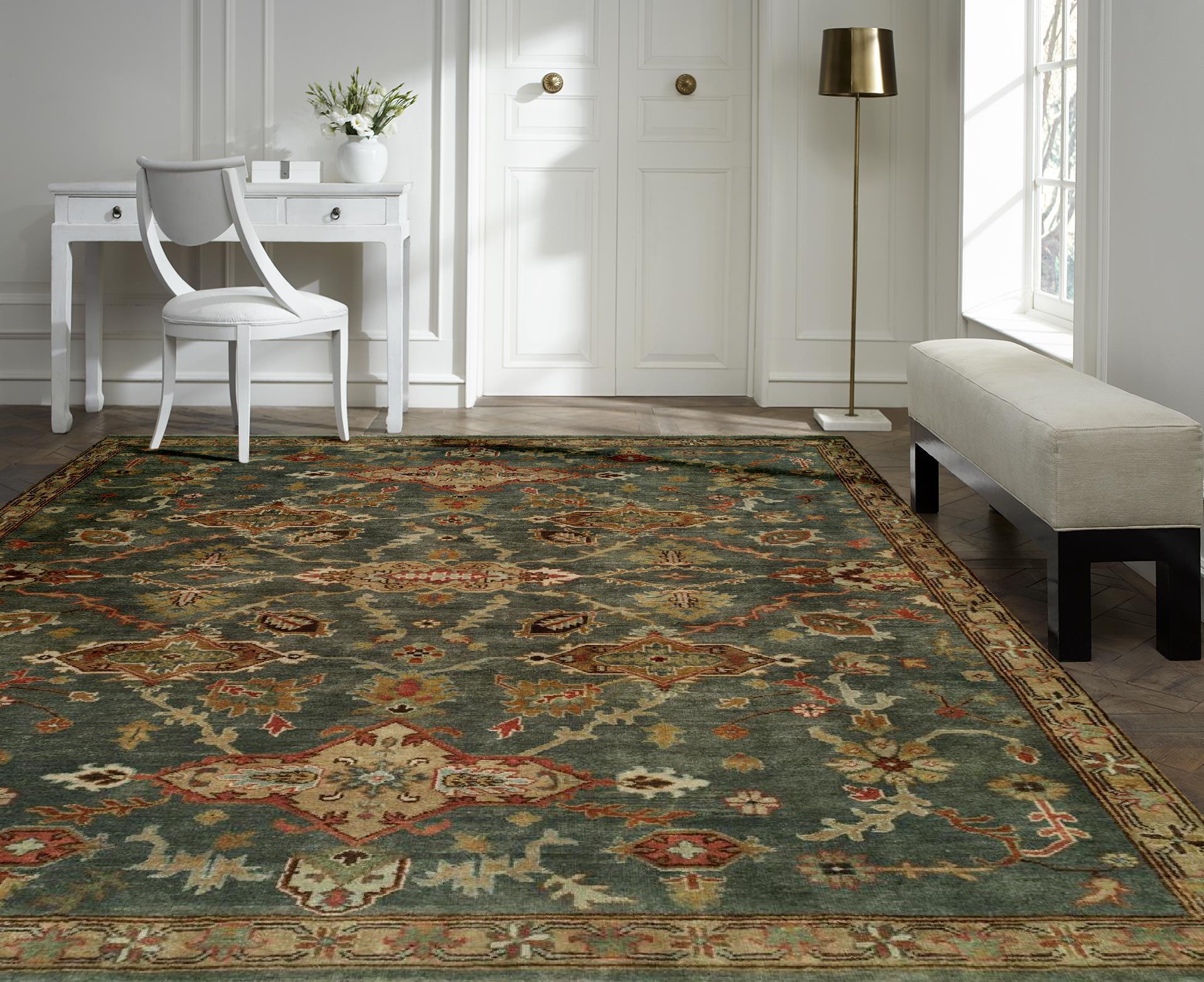 Rugs Done Right Acton AT45 Storm Blue Rug