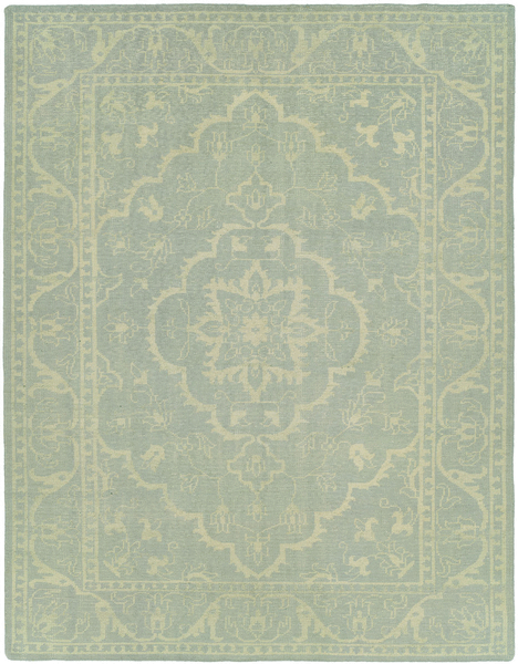 HRI Antique Natural AN262 Blue Rug