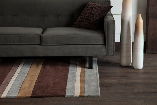 chandra antara ant 106 brown rug