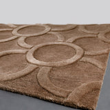 chandra antara ant 157 brown rug
