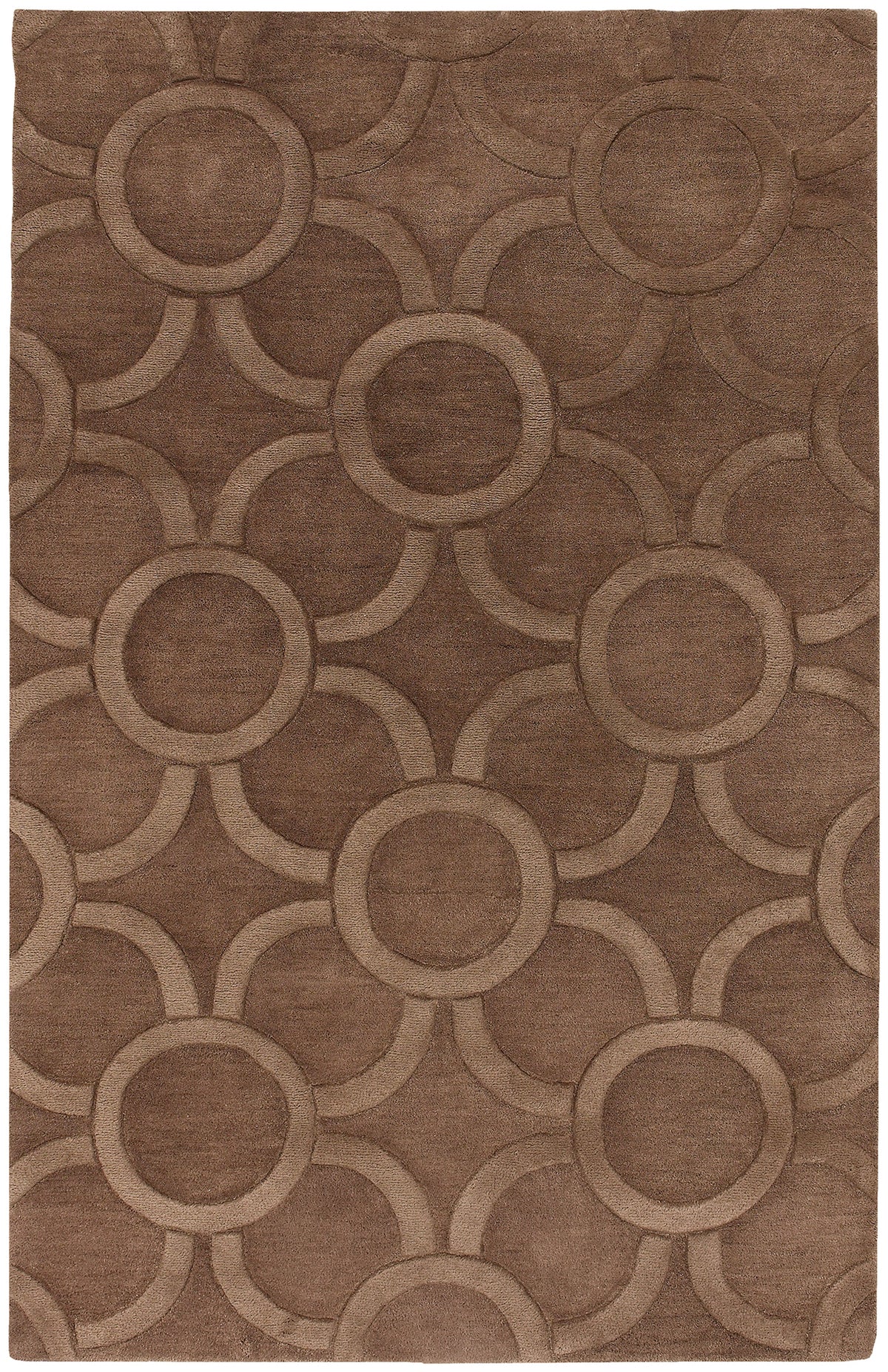 chandra antara ant 157 brown rug