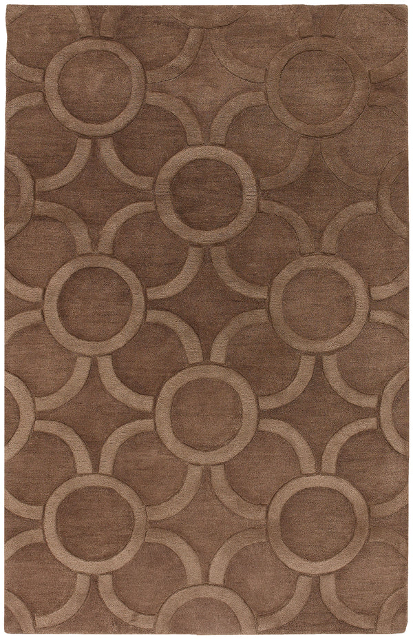 chandra antara ant 157 brown rug