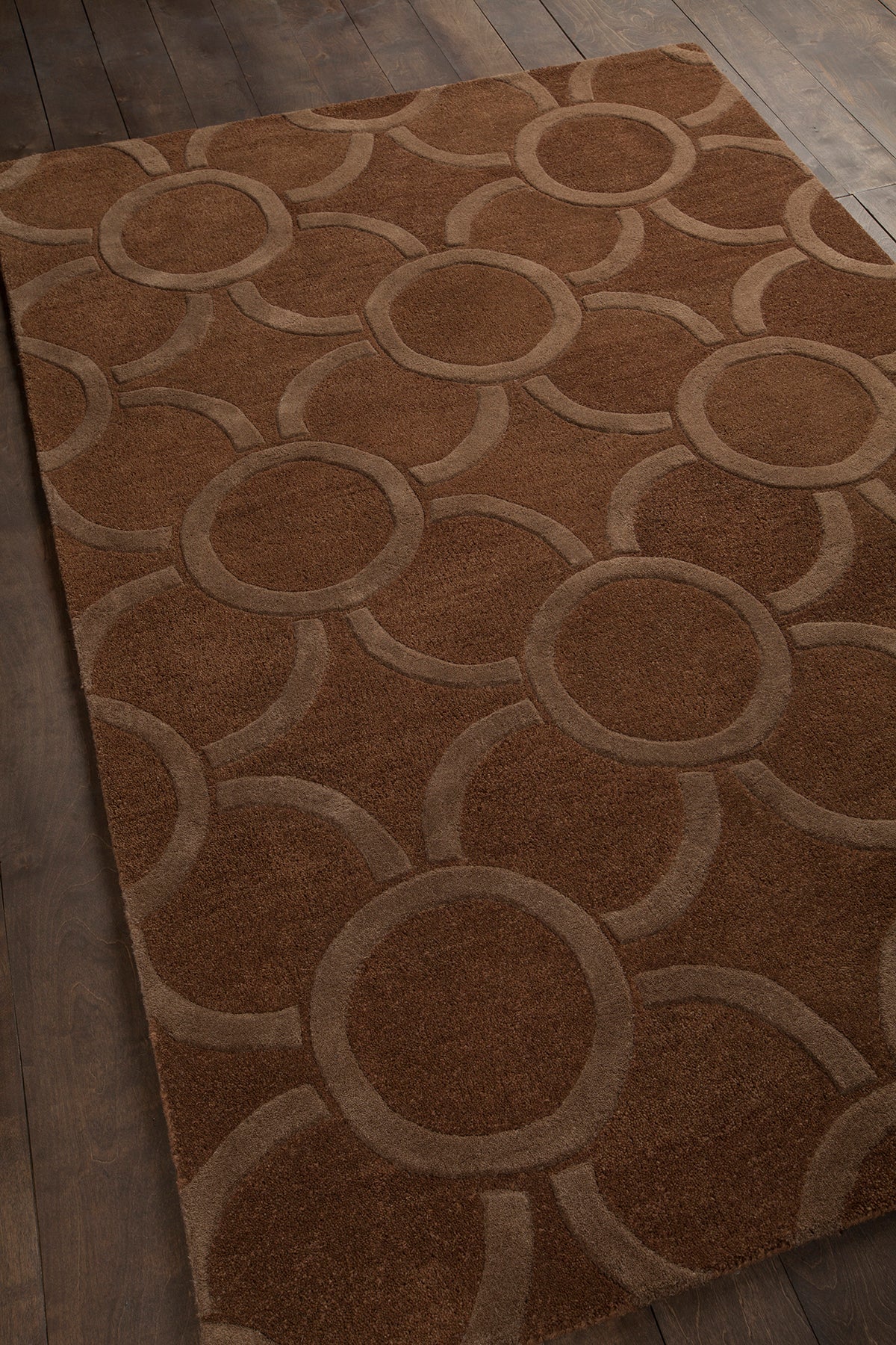 chandra antara ant 157 brown rug