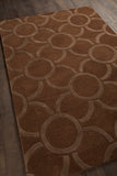 chandra antara ant 157 brown rug