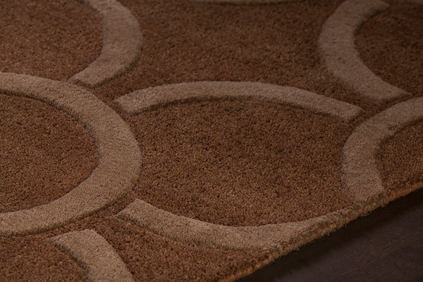 chandra antara ant 157 brown rug
