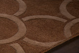 chandra antara ant 157 brown rug