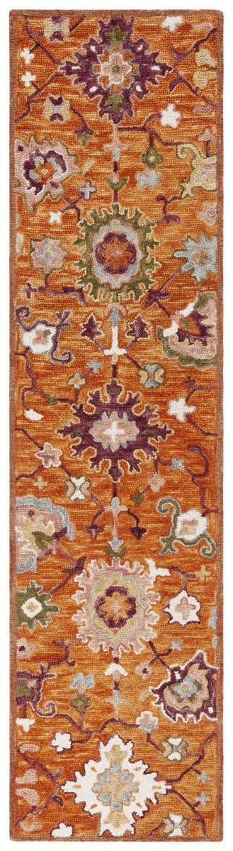 safavieh clearance aspen apn148p rust rug