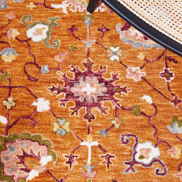 safavieh clearance aspen apn148p rust rug