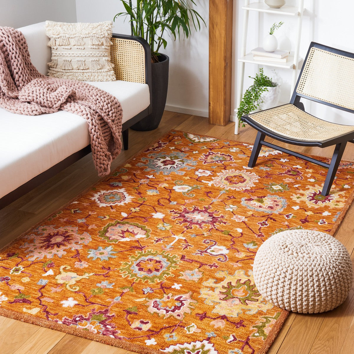 safavieh clearance aspen apn148p rust rug