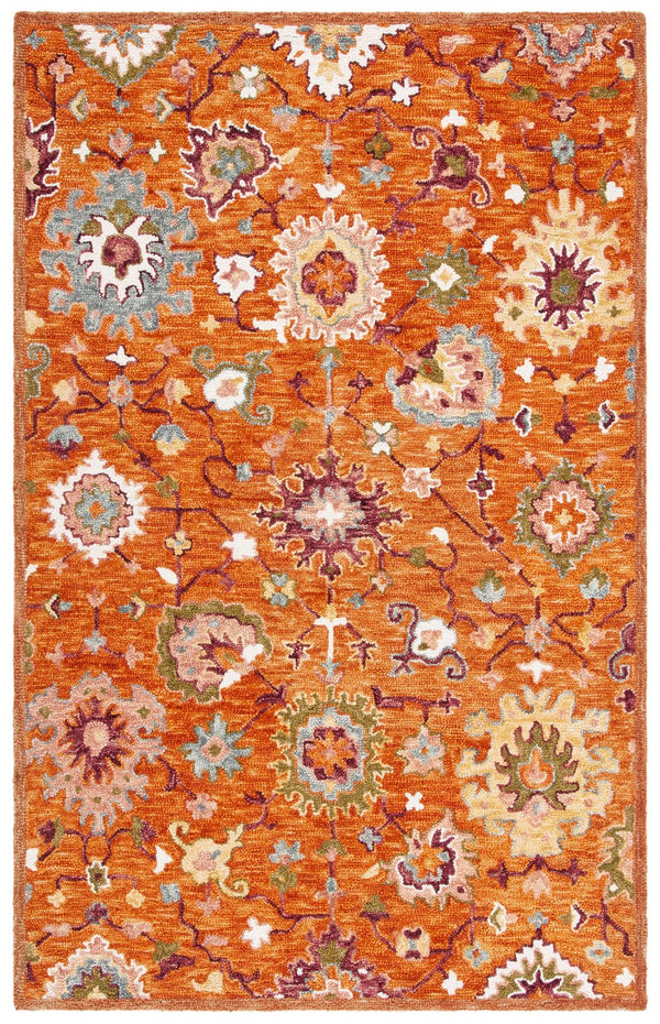 safavieh clearance aspen apn148p rust rug