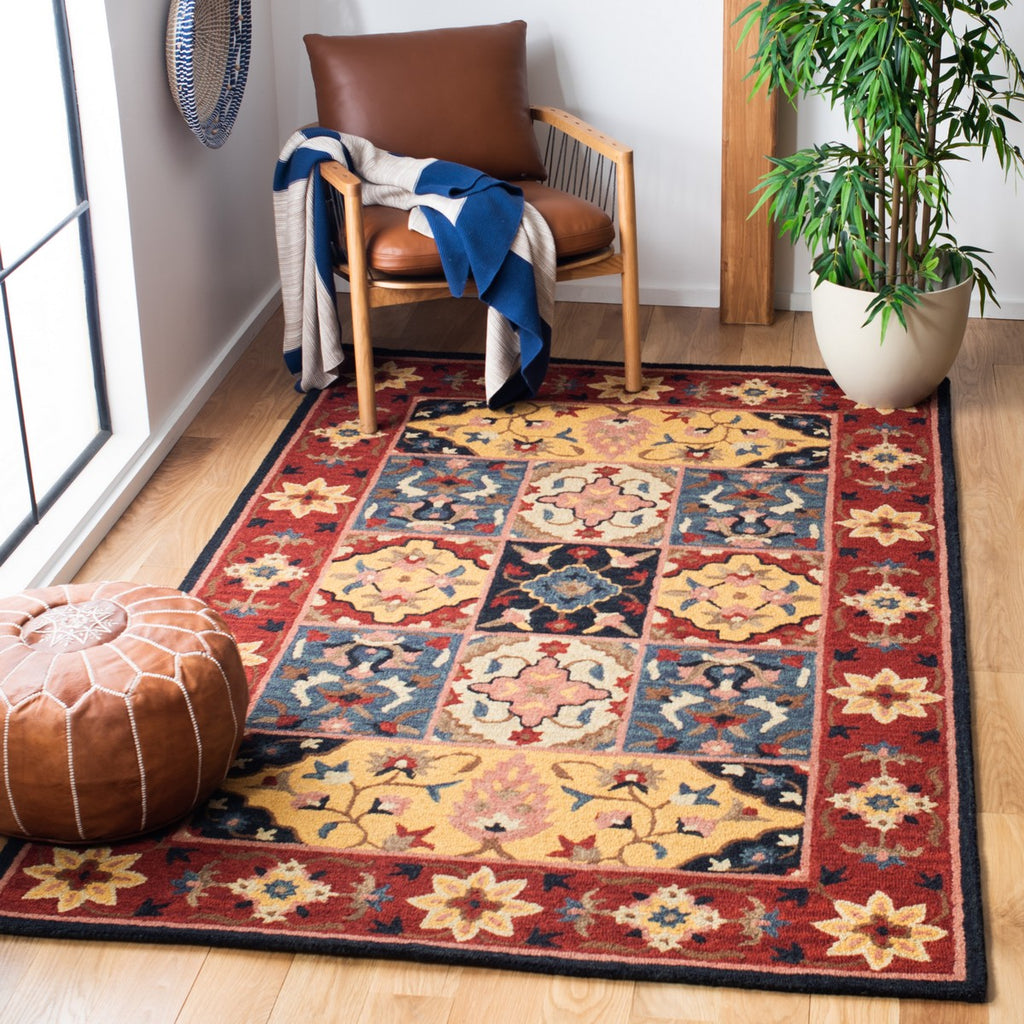 safavieh clearance aspen apn402q red rug