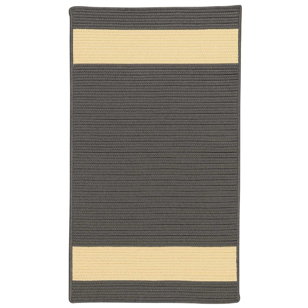 colonial mills aurora ar45 grey yellow rug