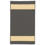 colonial mills aurora ar45 grey yellow rug
