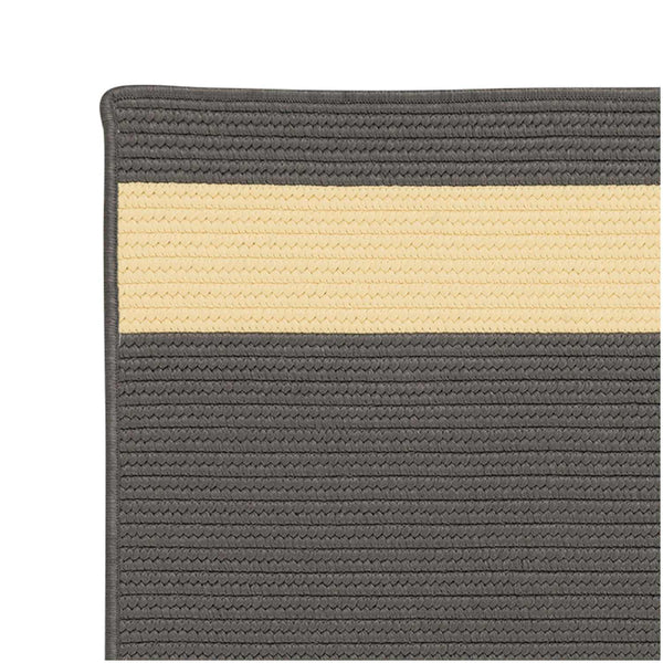 colonial mills aurora ar45 grey yellow rug