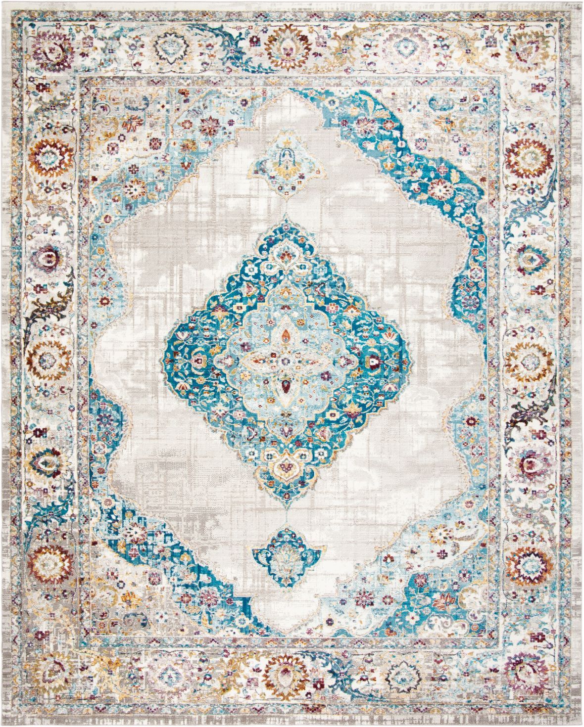 safavieh clearance aria ara116a blue ivory rug