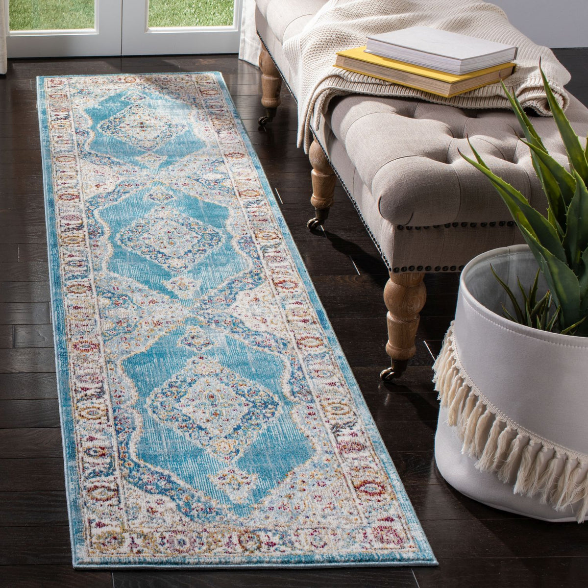 safavieh clearance aria ara116m ivory navy rug