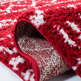 safavieh clearance arizona shag asg741q red rug