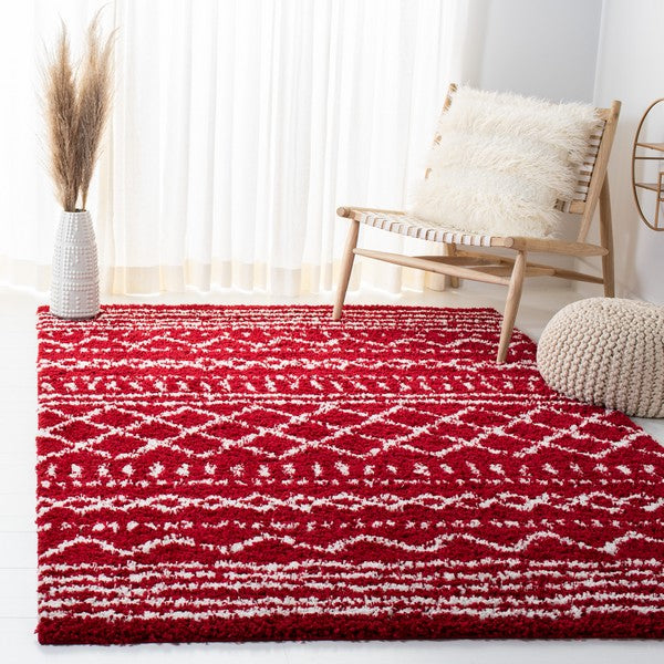 safavieh clearance arizona shag asg741q red rug