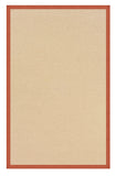 linon home decor athena at0110 natural burnt orange rug