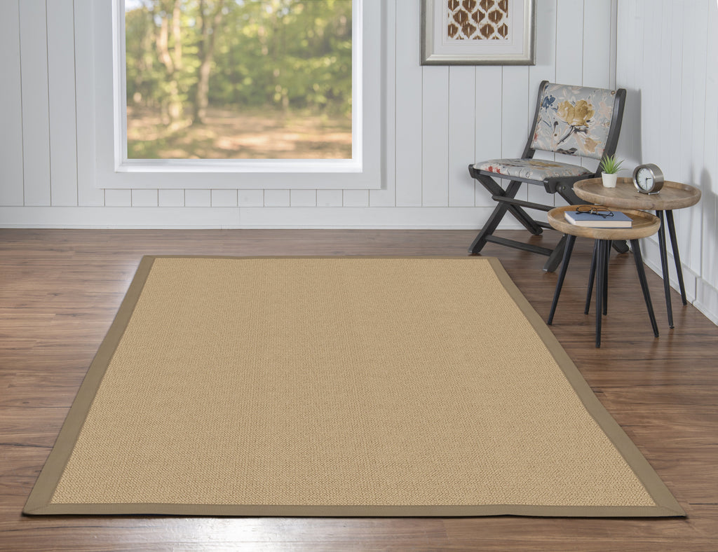 linon home decor athena at0202 sisal beige rug