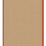 linon home decor athena at0210 sisal burnt orange rug