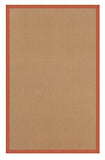linon home decor athena at0310 cork burnt orange rug