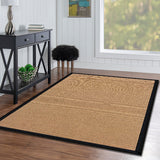 linon home decor athena at0321 cork black rug